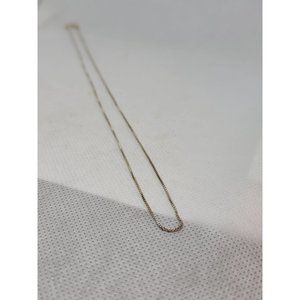 Sterling Silver Box Chain Necklace